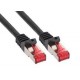 Inline 76433S. Cable FTP Cat.6. 30cm Negro 76433S